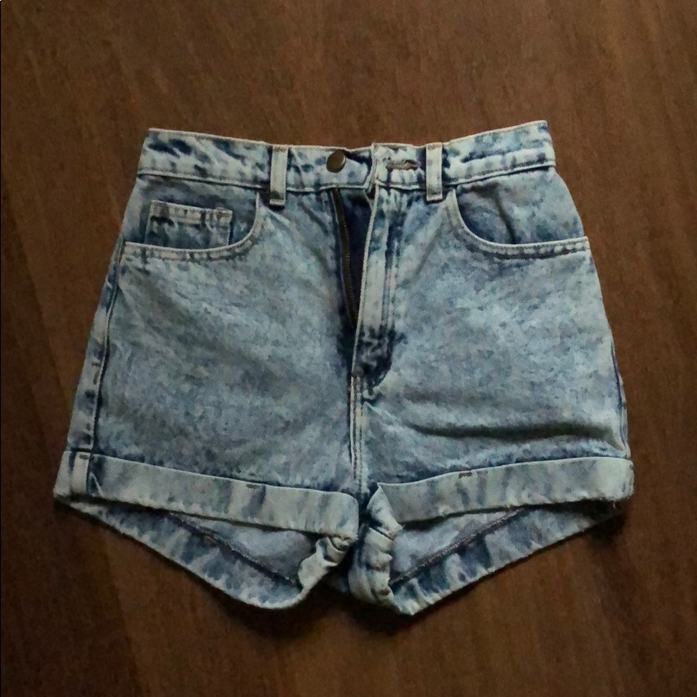 Denim shorts
